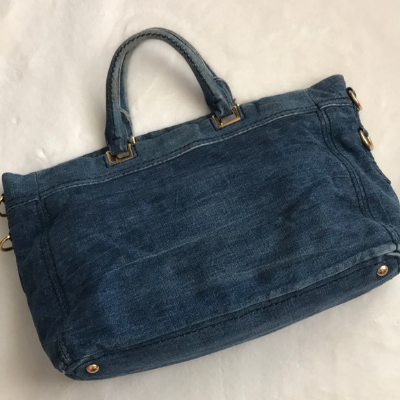 Authentic Prada Denim Tote Bag - Picture 3 of 16